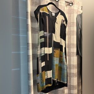 Jigsaw Multicolor Geometric Dress